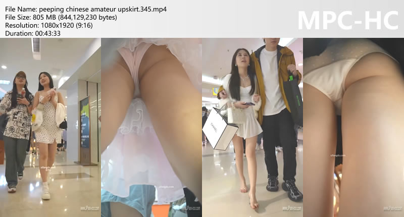 peeping chinese amateur upskirt.345